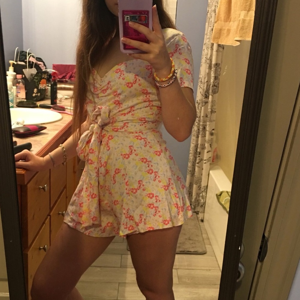 Cute floral romper